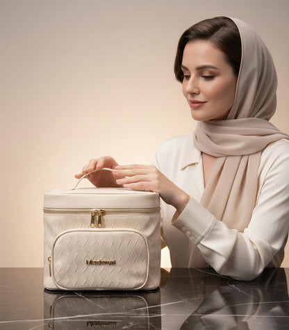 شنطة التجميل والسفر الفاخرة من مضاوي